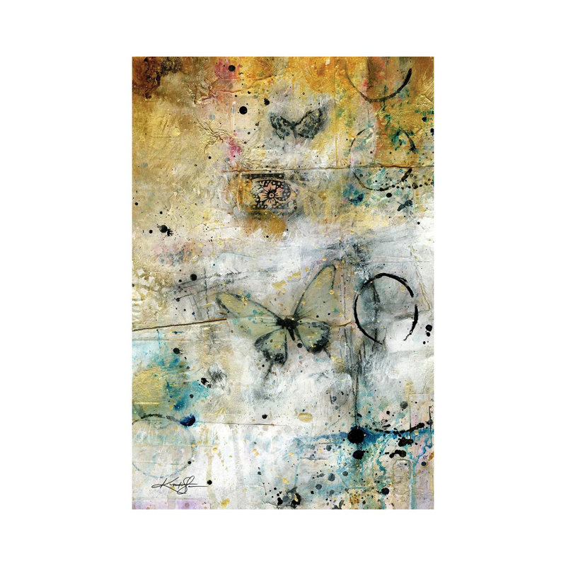 The Melody Of Reflection V by Kathy Morton Stanion - Wrapped Canvas Painting, 20.32 cm H x 30.48 cm W