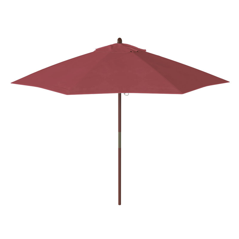 Parasols de marché 9 pi Jimerson, Toile Sunbrella® rose vif