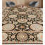 Hand Knotted Wool Area Rug in Black