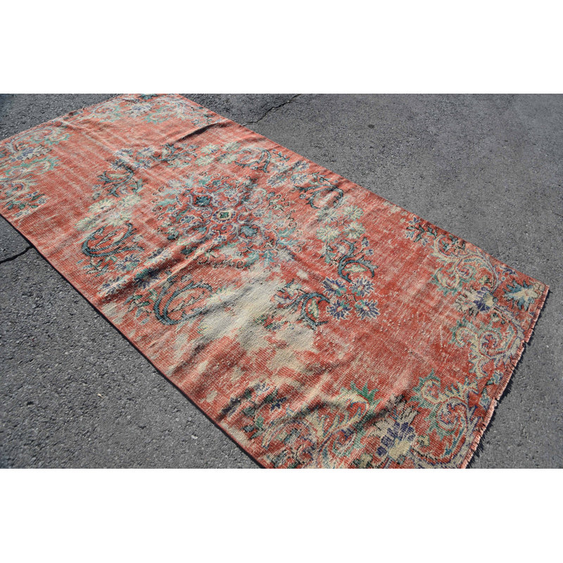 Tapis de luxe, tapis turc, tapis de salon, tapis de sol, tapis rétro, tapis Oushak rouges, grand tapis 4,8 x 9,4 pi