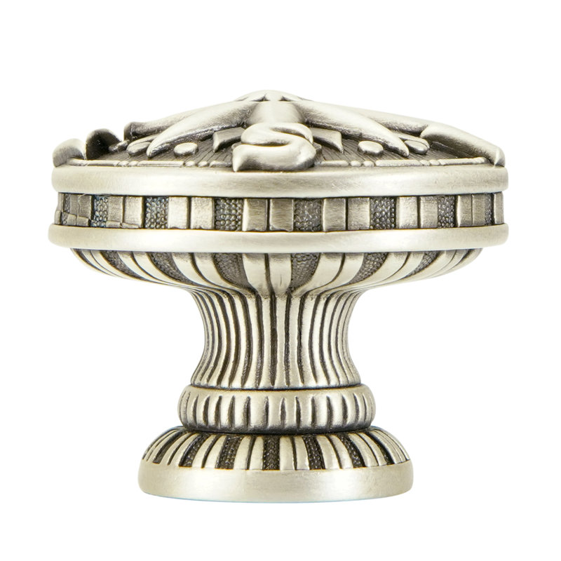 YACHT CLUB COMPASS KNOB, Silver