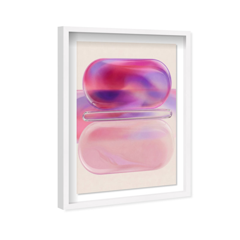 Balanced Harmony Print by Oliver Gal, 46.5"H x 31.5"W, White Shadowbox