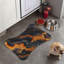 Tapis d'alimentation en os foncé 1 pièce