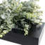 Pot d'eucalyptus artificiel noir