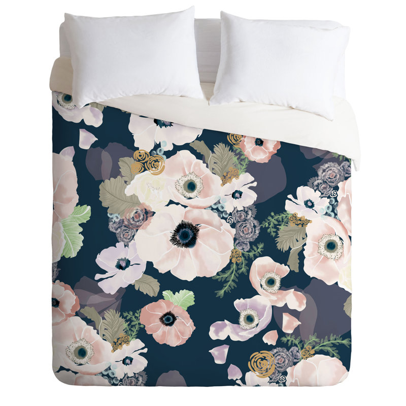 Farmhouse / Country Floral Duvet Cover, Twin Duvet Cover