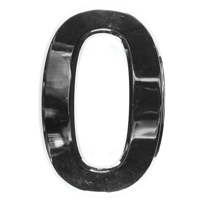 2.75'' H Plastic Self-Adhesive House Number