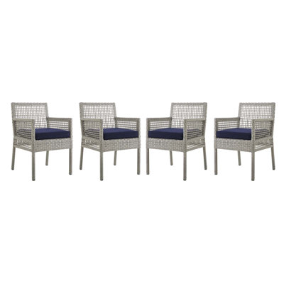 Fauteuil de salle à manger d'extérieur Aura