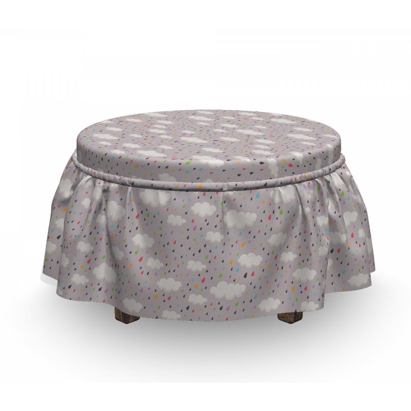 Housse pour petites gouttelettes repose-pieds