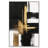 Golden Contrast I Canvas Gold Leaf Wall Art by Art Remedy-107456274-107456292