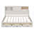 Wooden Daybed With 3 Storage Drawers, Upper Soft Board, Shelf, And A Set Of Sockets And USB Ports-684750772-684750779