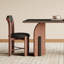 Table en dalles de pierre noire de style milieu du siècle-148623270