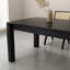 Table de salle à manger rectangulaire noire pour salle à manger / cuisine-635437781