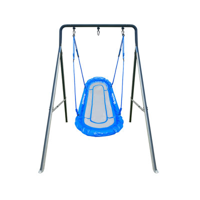 gobaplay Single Support Wide Frame with Double Platform Outdoor Swing Attachment
