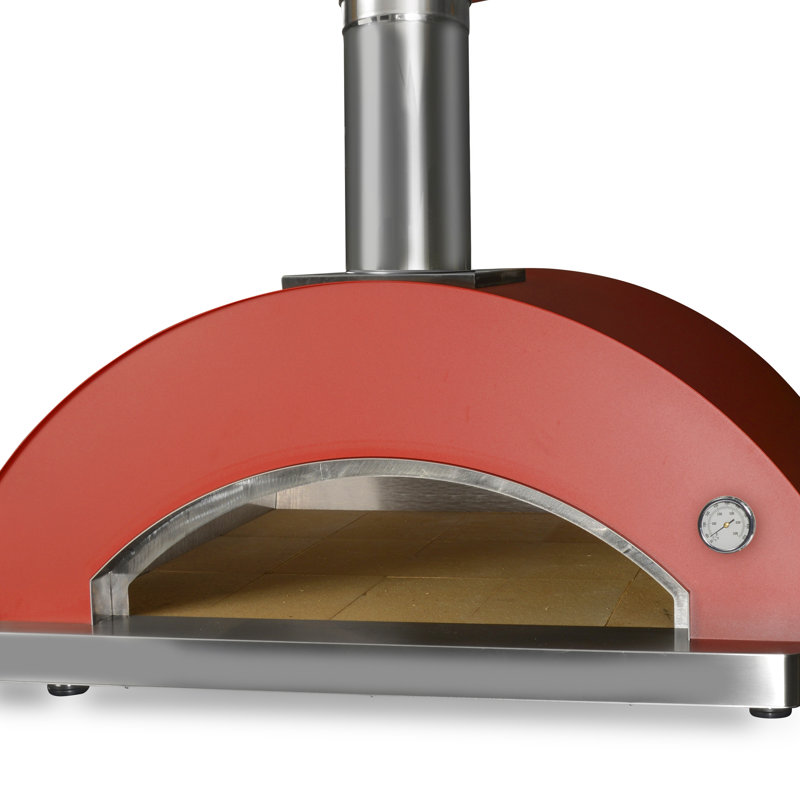 Four à pizza Massimo - rouge mat, Rouge