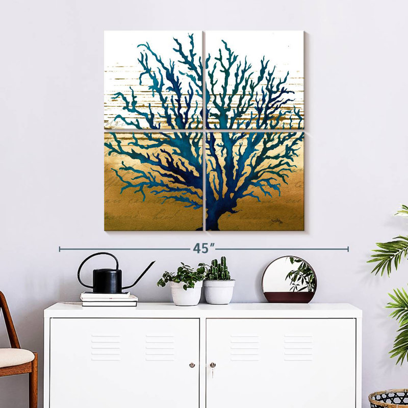 Brampt Coastal Blue II, 32" H x 32" W