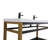 Raya 60 " W Freestanding Standard 2 Double Vanity Bathroom Vanity With Resin Top-1877693720