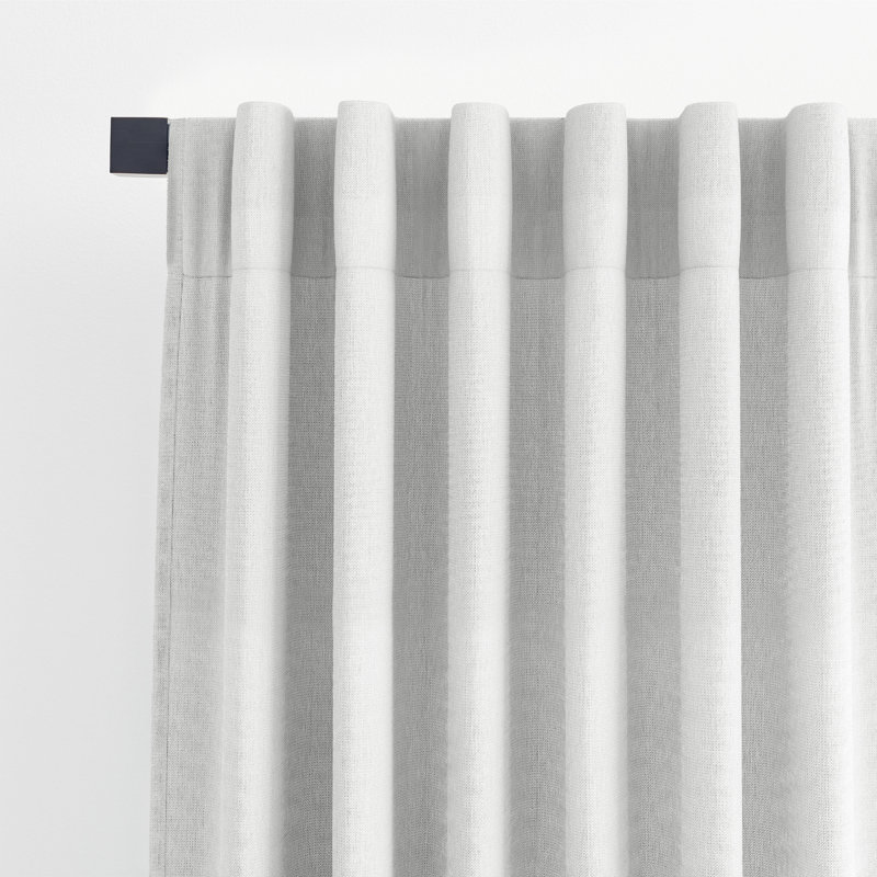 Sunbrella® Blackout Curtain, White, 50" W x 108" L