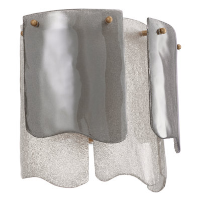 Wall Lamp Asinara Smoke Glass