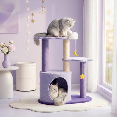 Arbre à chat en peluche Happy & Polly