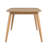 Faught Mid-Century Modern Tapered Dining Set - Leather, 63" Dining Table And 4 Chairs-477853678-477853675