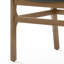 2 chaises de salle à manger rembourrées gris foncé, paire de chaises à structure stable en bois d'hévéa, base