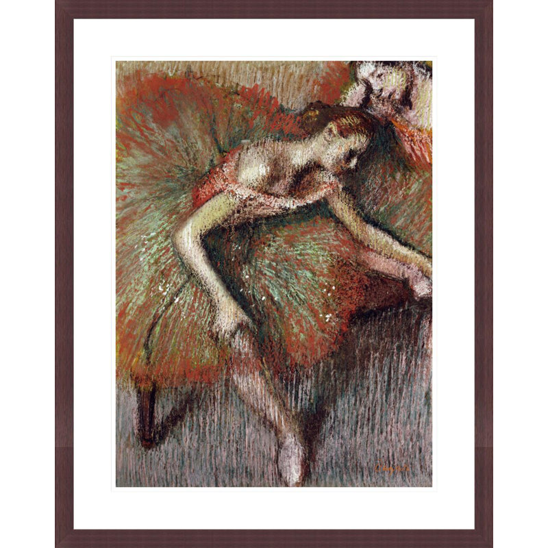 «Dancers» par Edgar Degas, impression giclée sur cadre, H 29,39 po x l 23,5 po