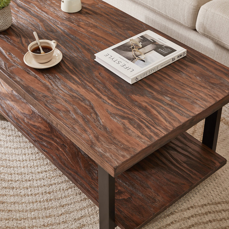 Table basse Industrial, 24.02" D x 41.73" W x 17.72”H