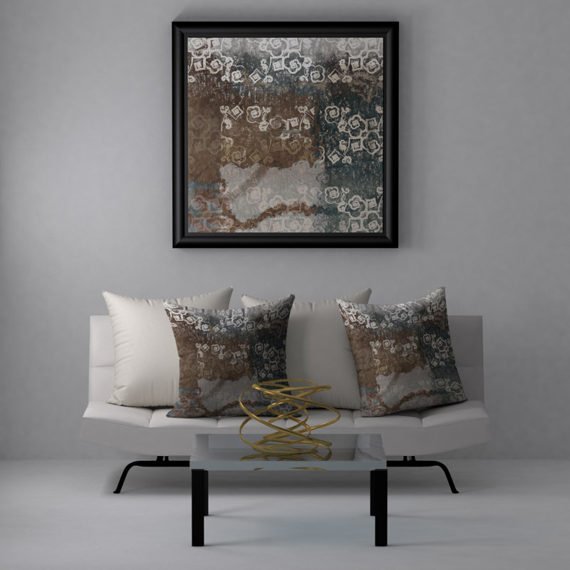 Abstract Throw Pillow, 20" x 20"