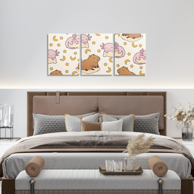 3 Piece Wrapped Canvas Wall Art