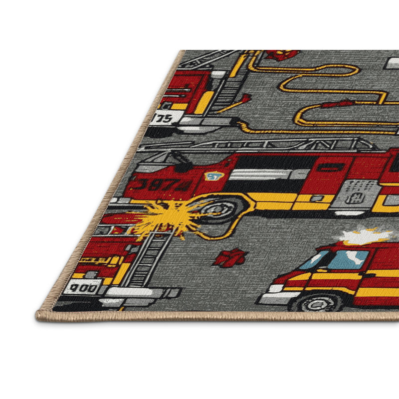 Tapis de transport brun lavable à la machine, Rectangulaire 2 pi x 3 pi
