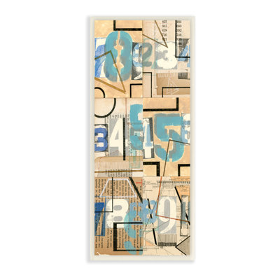 «Abstract Textbook Cutout Collage Bolded Numéros» par Nikki Galapon - impression