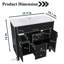 36 po Ensemble de meuble-lavabo autoportant avec comptoir intégré en céramique brillante-114249070