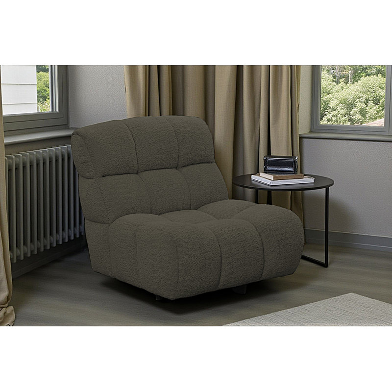 Upholstered Swivel Accent Chair, Green