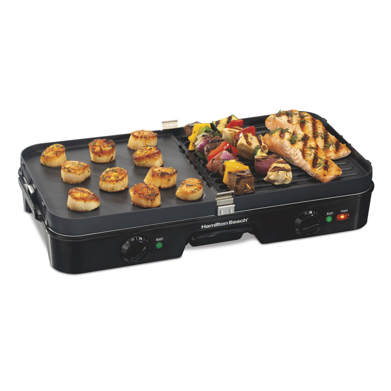 Hamilton Beach® Dual-zone Grill/griddle