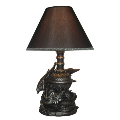 Lampe de table noire 20 po