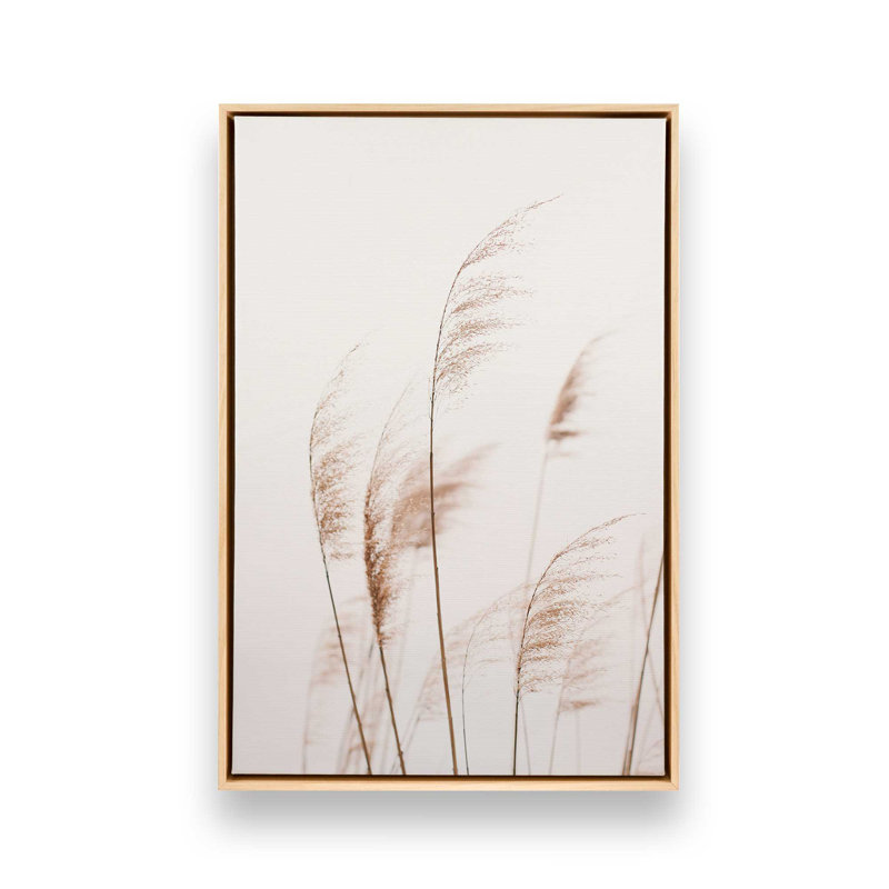 Impression sur toile Wind's Caress, Cadre américain en érable flottant, H 18,75 po x l 12,75 po x P 1,75 po