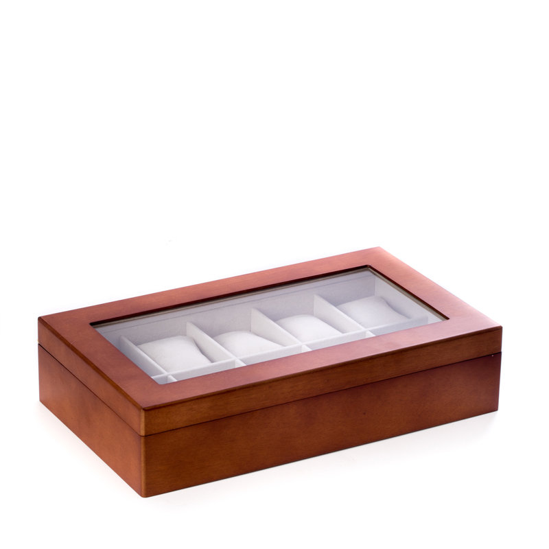 Boîte à montre en bois, Brun