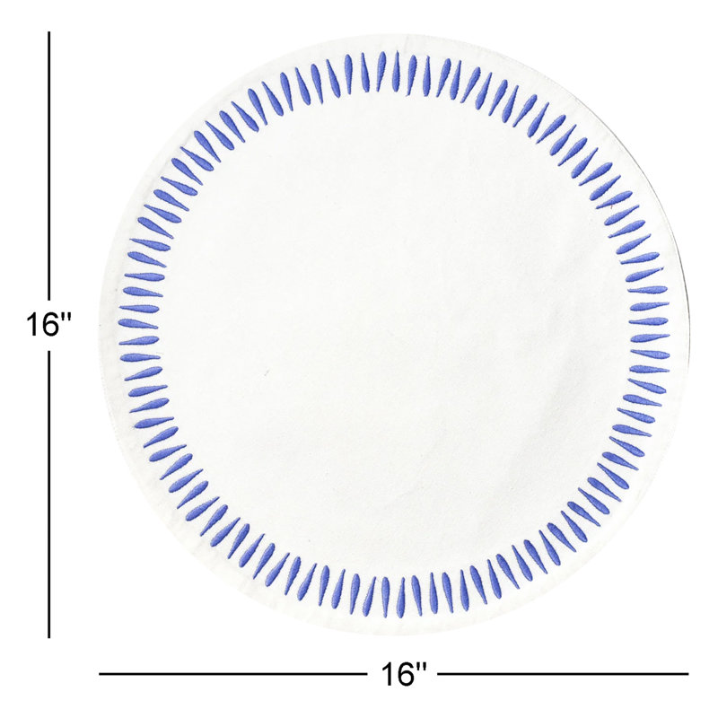 Geometric Round Placemat