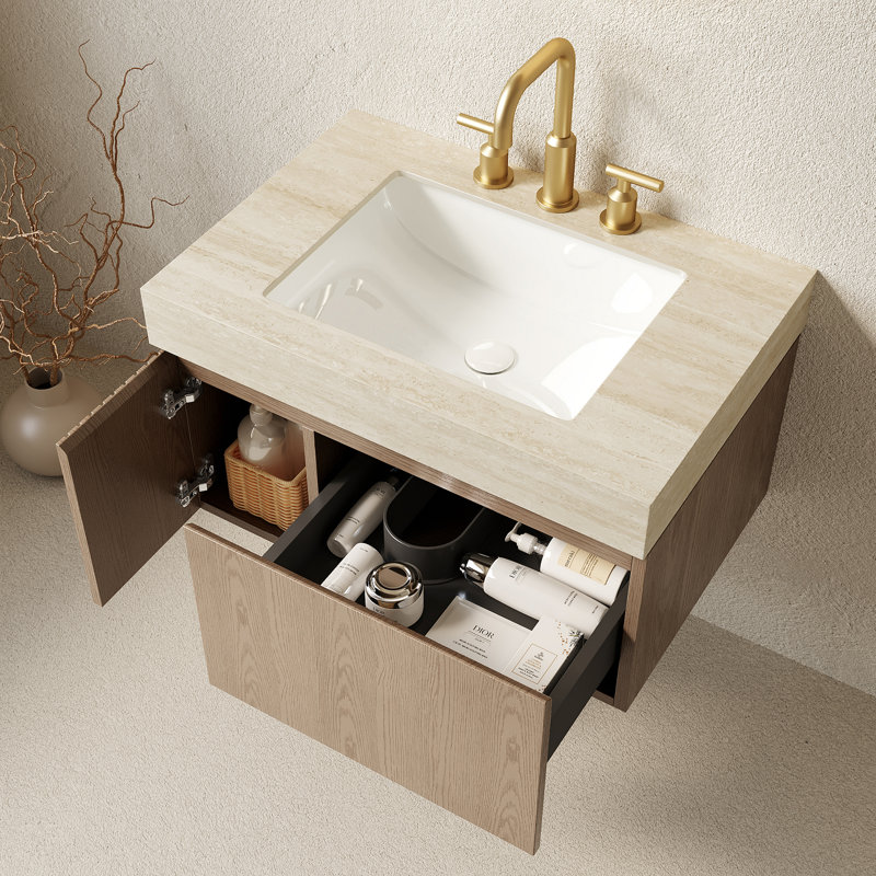 Meuble-lavabo 30 po, Beige/Light Brown