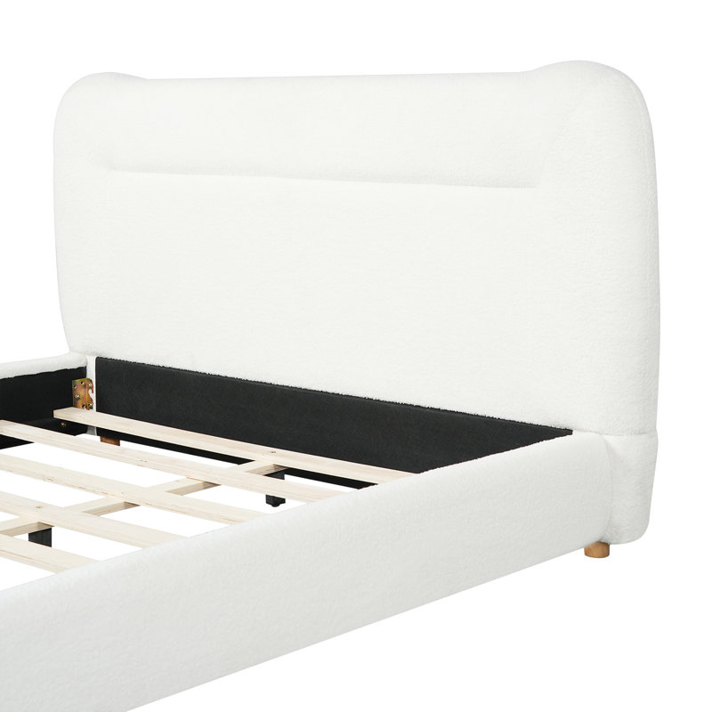 Lit en peluche Minimalist, Grand lit