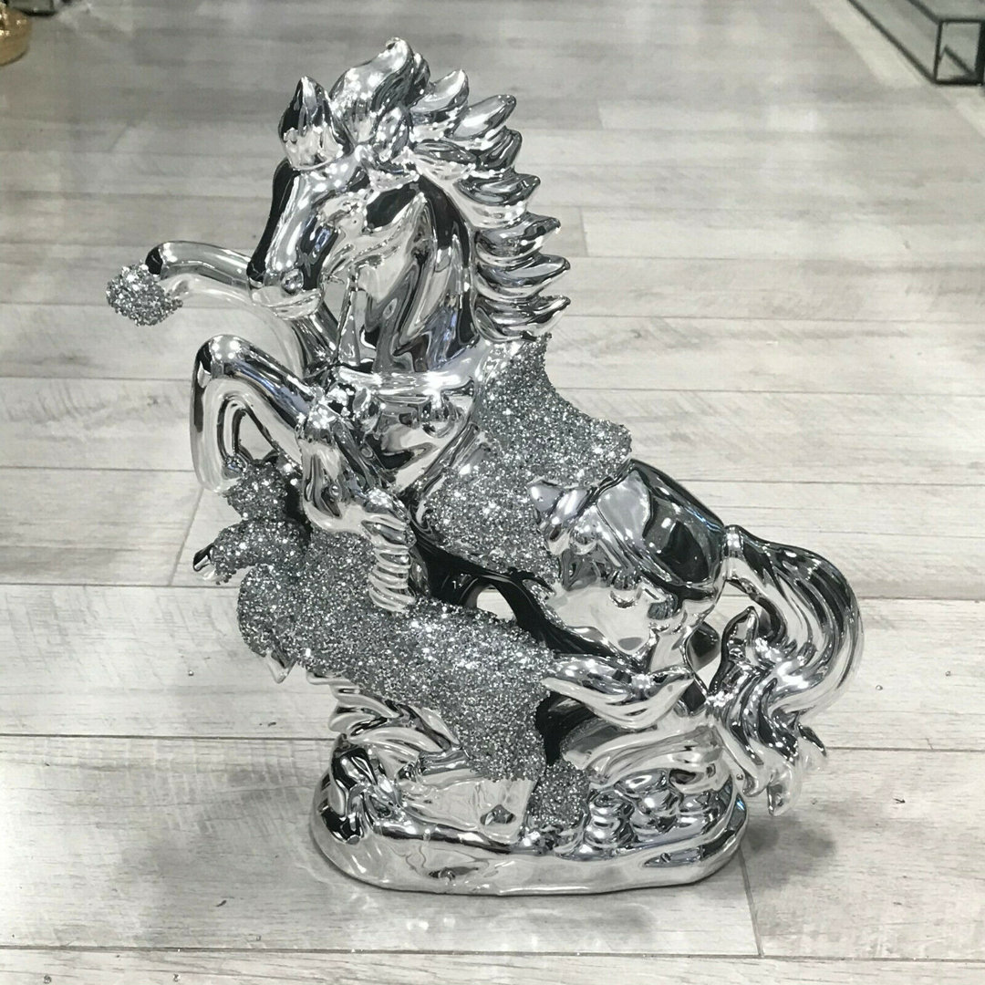 Brannan Crushed Diamond Italian Horse Foal Romany Figurine