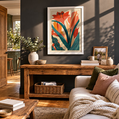 Bold Blooms Rising Botanical - Framed Print