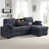 Dark Gray Polyester Blend