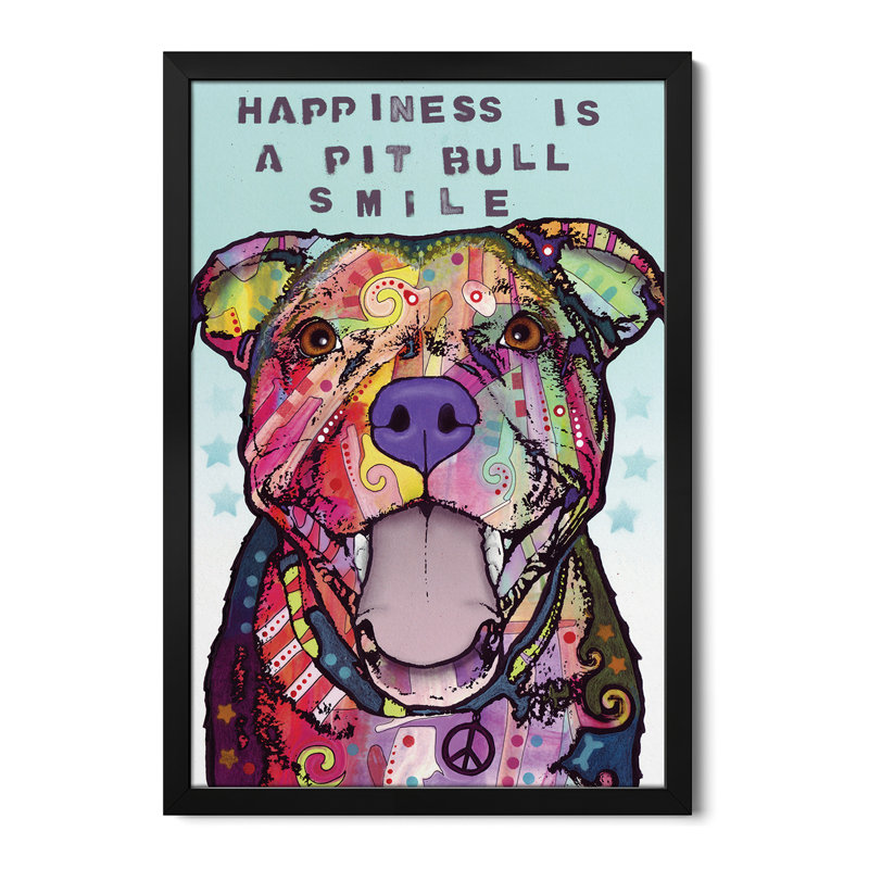«Smile Premium», affiche encadrée par Dean Russo, H 32 po x l 24 po