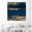 «Sea Of Blue And Gold», reproduction d'art sur toile géante 84 po x 84 po-59884950