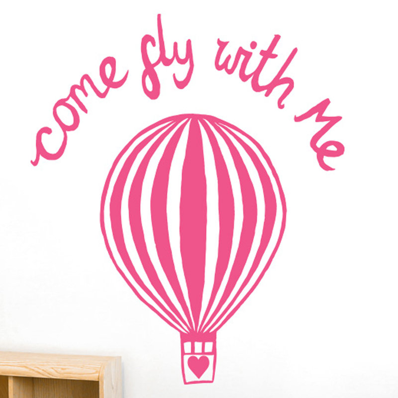 Wall Decal, Pink, Large