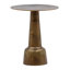 Golbez Aluminum Side Table, Antique Brass