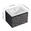 Meuble-lavabo simple 24 po avec plateau en céramique Gallipolis