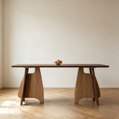 Vintage Ash Wood Dining Table