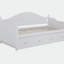Lit de jour simple blanc avec couchette